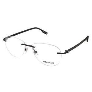 NEW MONTBLANC EYEGLASSES BLACK MEN EYEWEAR MONTBLANC MB0186O 001